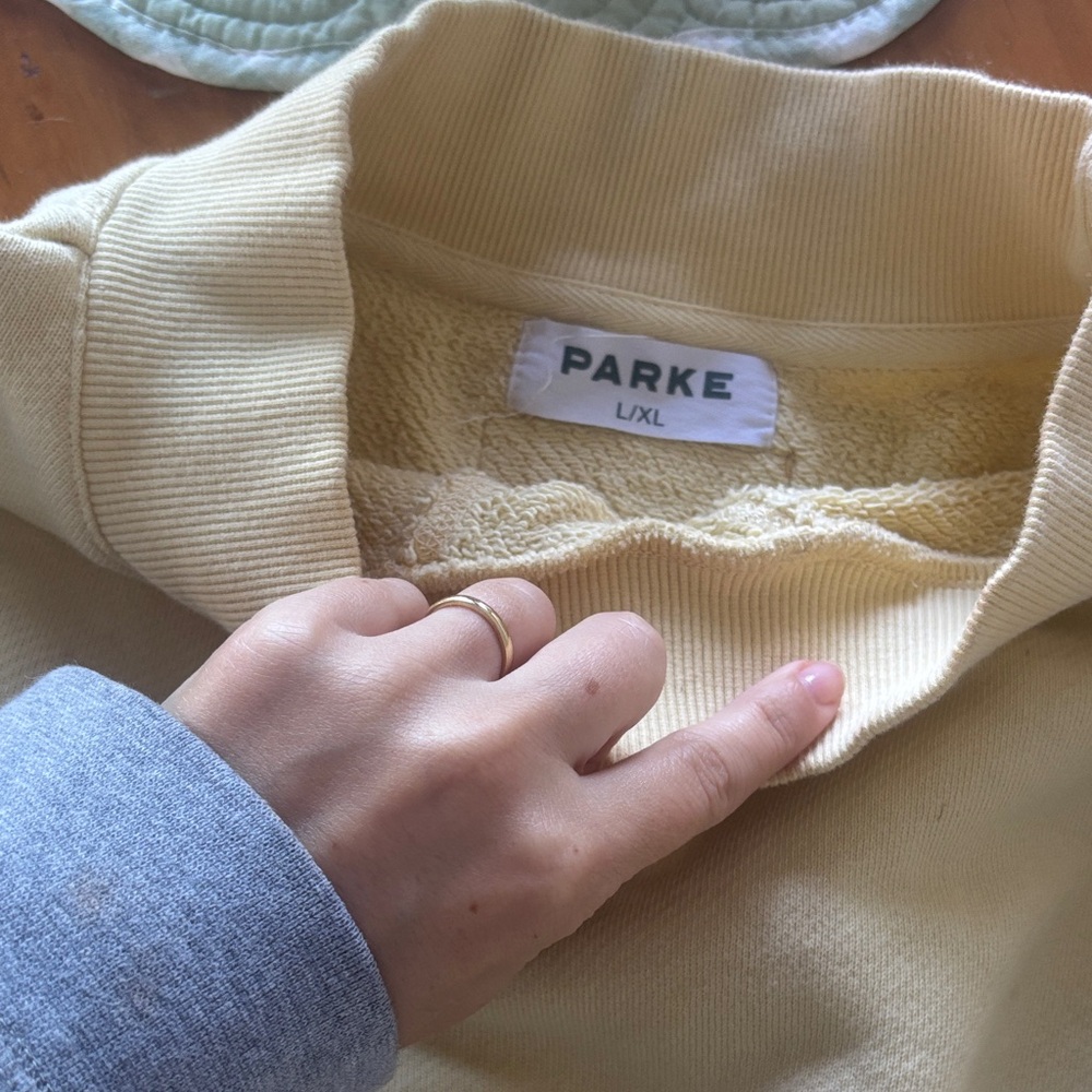 Parke Heritage Mockneck / New / butter yellow